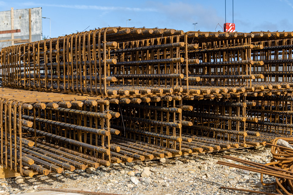 Ferraillage de fondations à Sanem